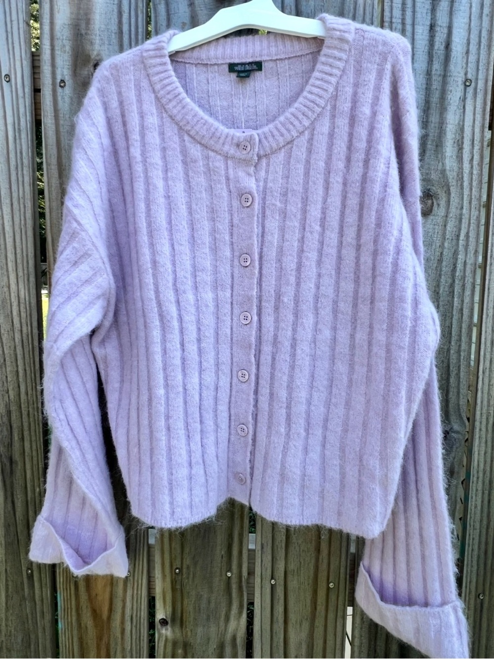 Wild Fable Lilac sweater, size large, new with tags